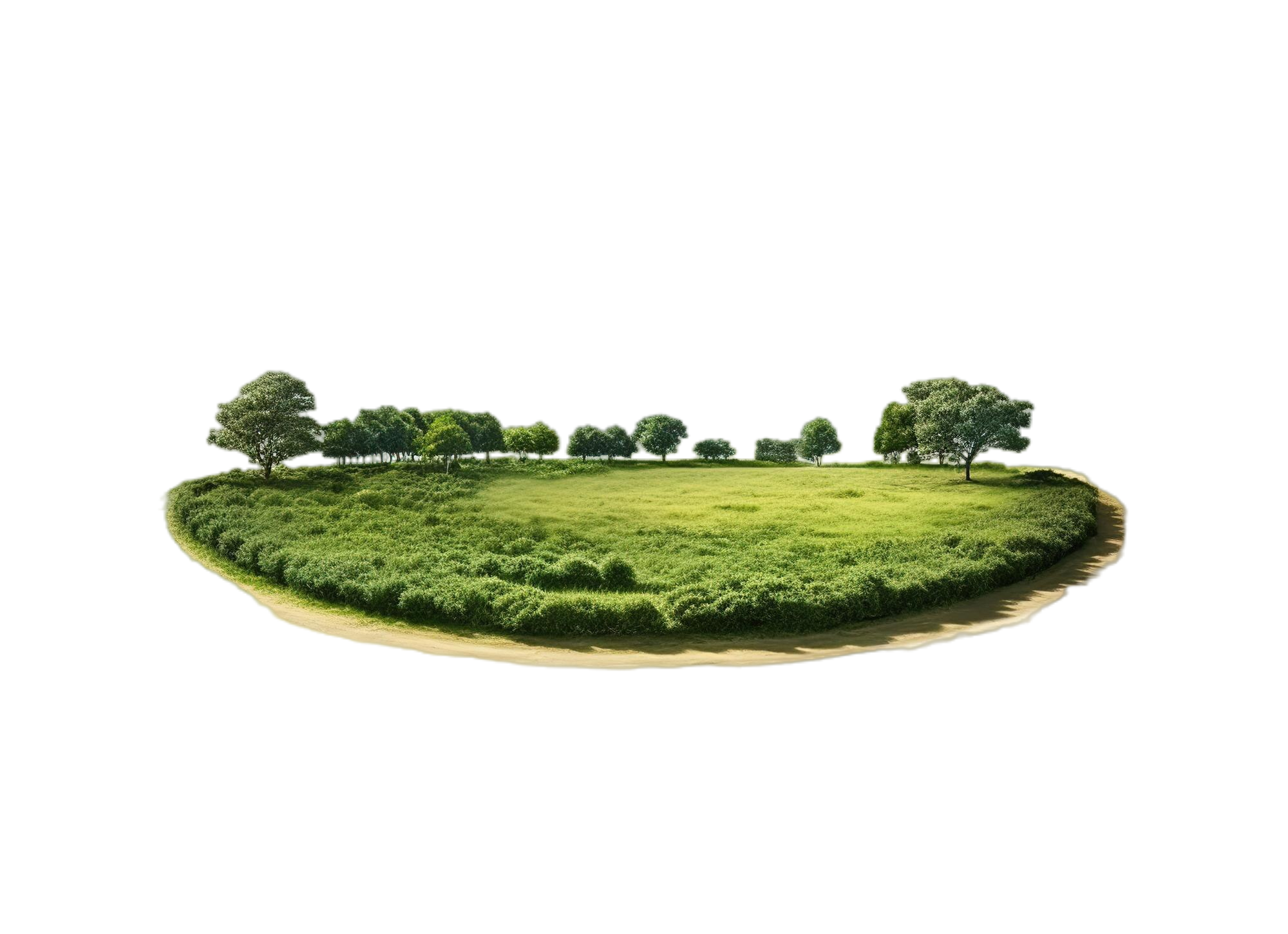 piece-land-with-grass-field-trees-composition-floating-island-with-green-grass-trees